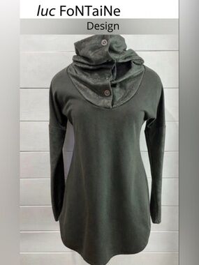 LUC FONTAINE – Green Tunic – Size 4